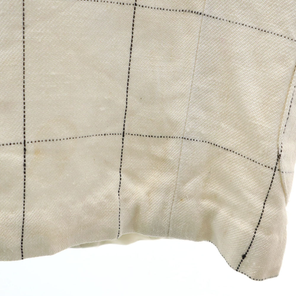 YVES SAINT LAURENT イヴサンローラン 90s USA製 オールド ウィンドウペン チェック柄 テーラードジャケット 36S ホワイト ブレザー メンズ