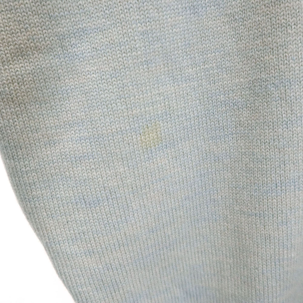 クリスチャンディオールスポーツ 90s オールド ハート柄 長袖 セーター L ブルーグレー Christian Dior SPORTS ニット メンズ