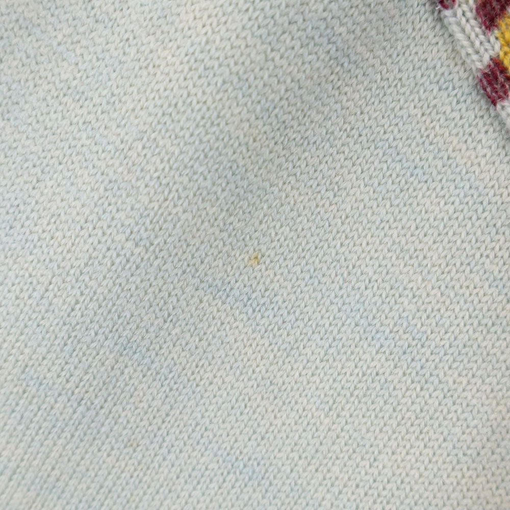 クリスチャンディオールスポーツ 90s オールド ハート柄 長袖 セーター L ブルーグレー Christian Dior SPORTS ニット メンズ