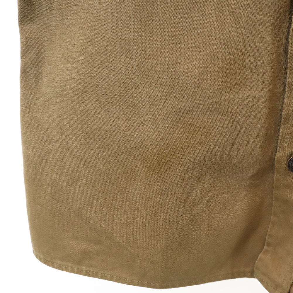 リーバイス 70s 60669-3522 USA製 ヴィンテージ 長袖 ウエスタンシャツ L ブラウン Levi's ジャケット メンズ