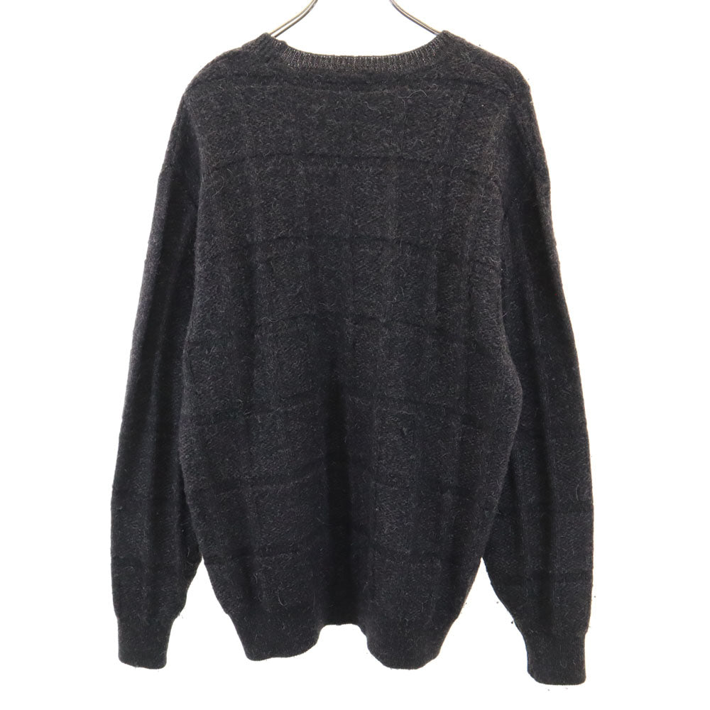 YVES SAINT LAURENT イヴサンローラン 90s 日本製 アルパカブレンド オールド 長袖 セーター LA ブラック系 ニット メンズ