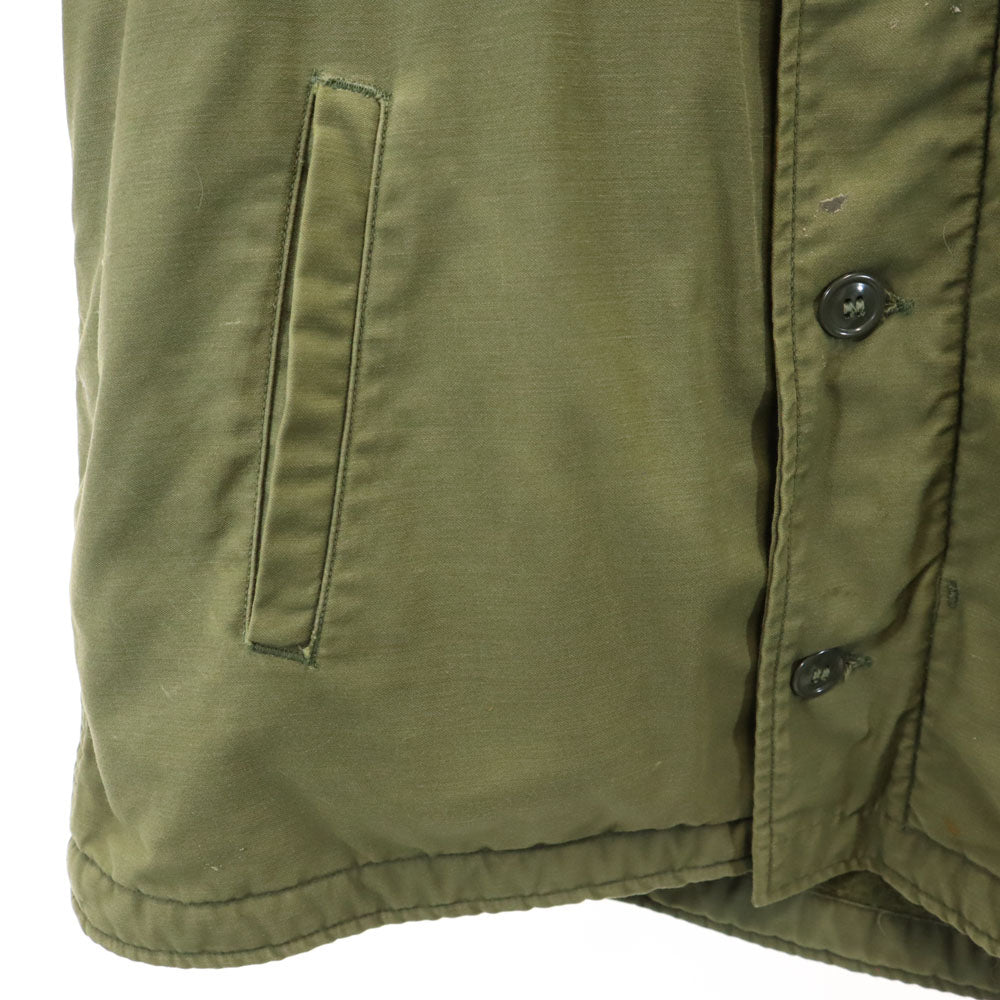 US ARMY アメリカ軍 70s A2 デッキジャケット ヴィンテージ ミリタリージャケット L カーキ メンズ