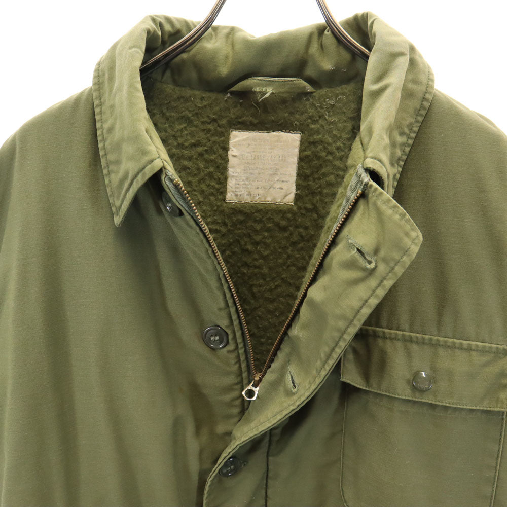 US ARMY アメリカ軍 70s A2 デッキジャケット ヴィンテージ ミリタリージャケット L カーキ メンズ