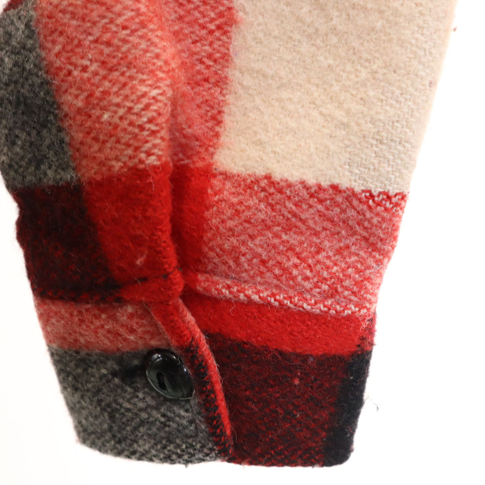 sportland 50s 60s ヴィンテージ ギンガムチェック柄 ジップジャケット 赤系 メンズ