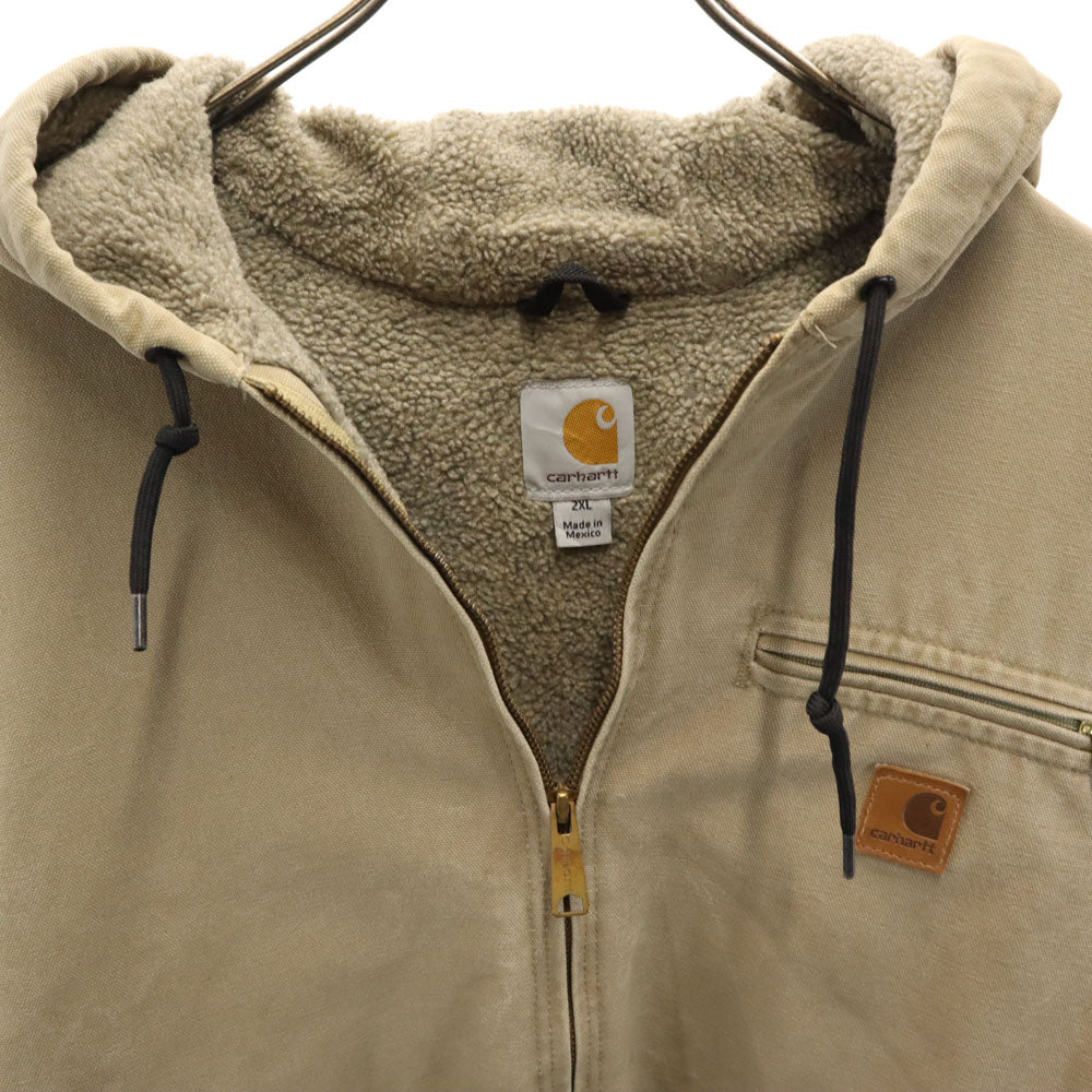 Carhartt カーハート アクティブ ジャケット 2XL ベージュ 裏ボア ビックサイズ メンズ