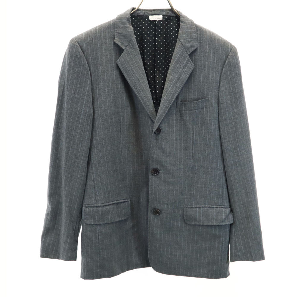 COMME des GARCONS HOMME DEUX コムデギャルソンオムドゥ 2011年 日本製 ウール テーラードジャケット M グレー メンズ
