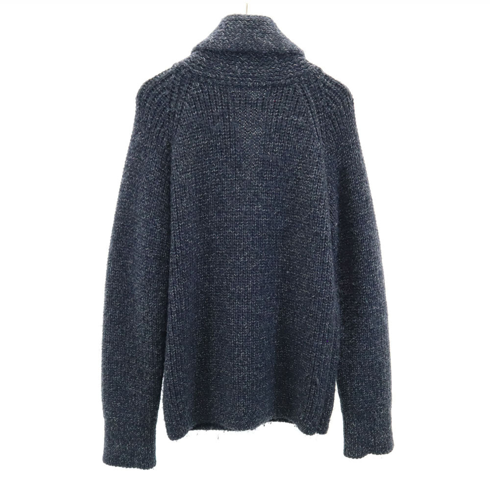 PHENOMENON フェノメノン 2012年 日本製 長袖 Vネック ニットカーディガン 38/M チャコールグレー メンズ