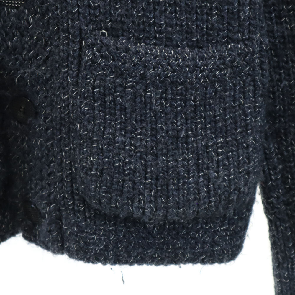 PHENOMENON フェノメノン 2012年 日本製 長袖 Vネック ニットカーディガン 38/M チャコールグレー メンズ