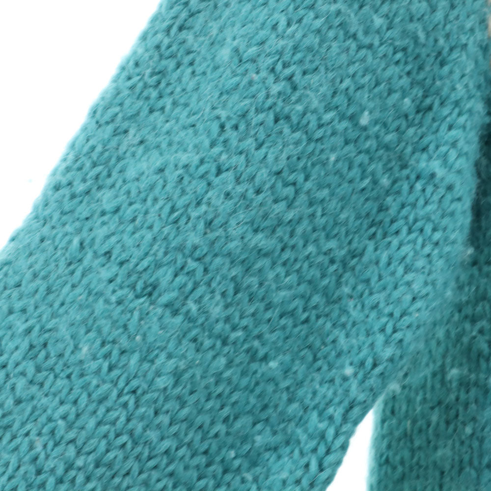 ICELANDIC DESIGN 90s オールド フェアアイル柄 長袖 ニットカーディガン L エメラルドグリーン ICELANDIC DESIGN レディース