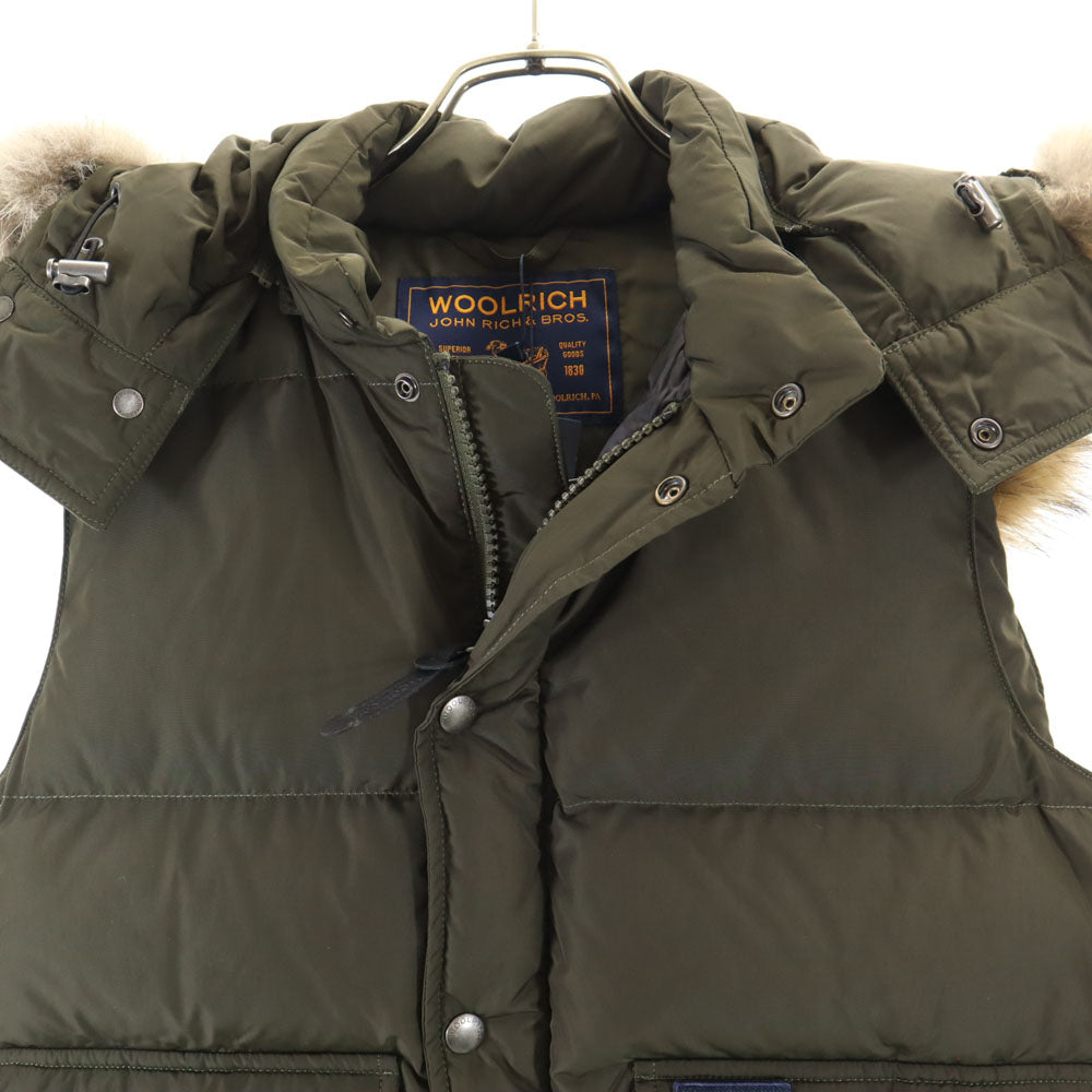 未使用 WOOLRICH ウールリッチ アリューシャン ダウンベスト XS カーキブラウン系 ALEUTIAN VEST メンズ