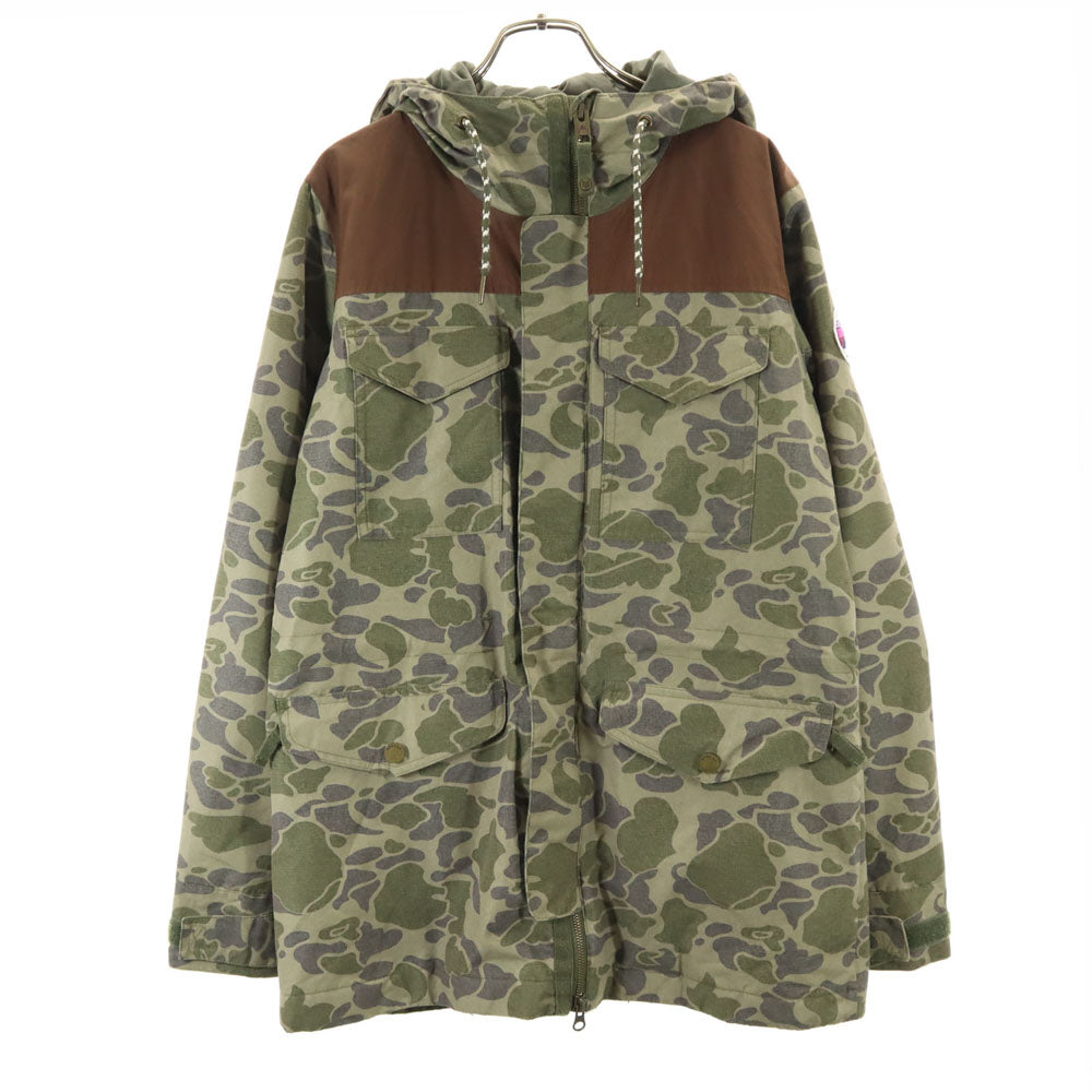 BURTON バートン スノーボード ウィンター ジャケット S オリーブ サーモライト中綿 スキー メンズ