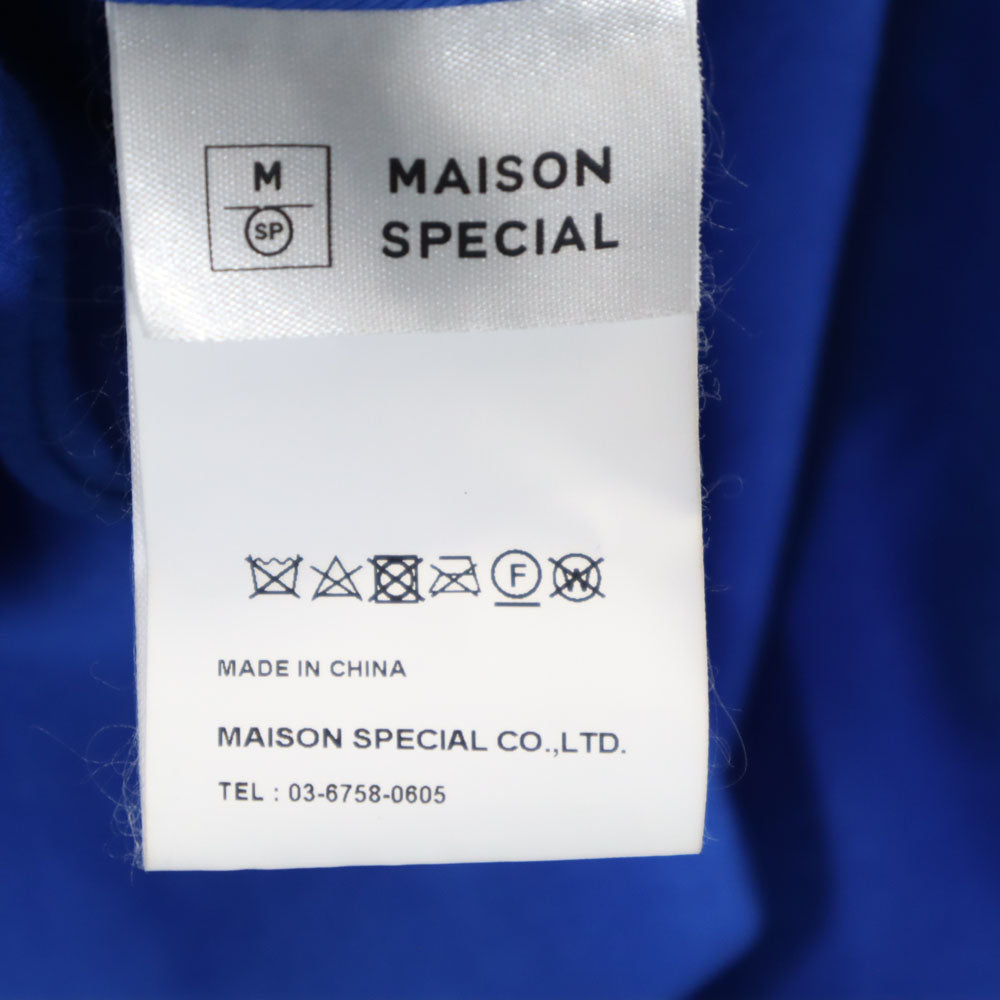 MAISON SPECIAL メゾンスペシャル ヴィーガンスウェード ブルゾン FREE ブルー フェイクスエード ジャケット レディース