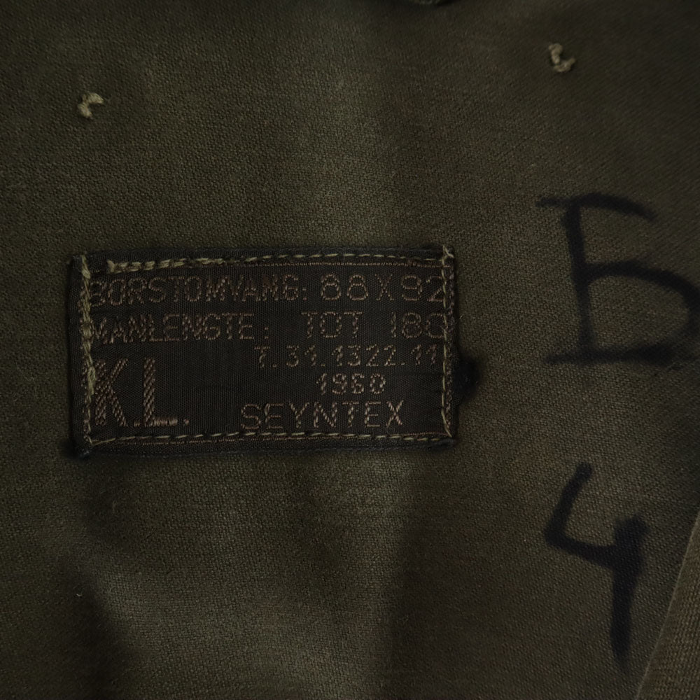 DUTCH ARMY オランダ軍 60s ヴィンテージ フィールドジャケット 88x92 カーキ ミリタリー メンズ