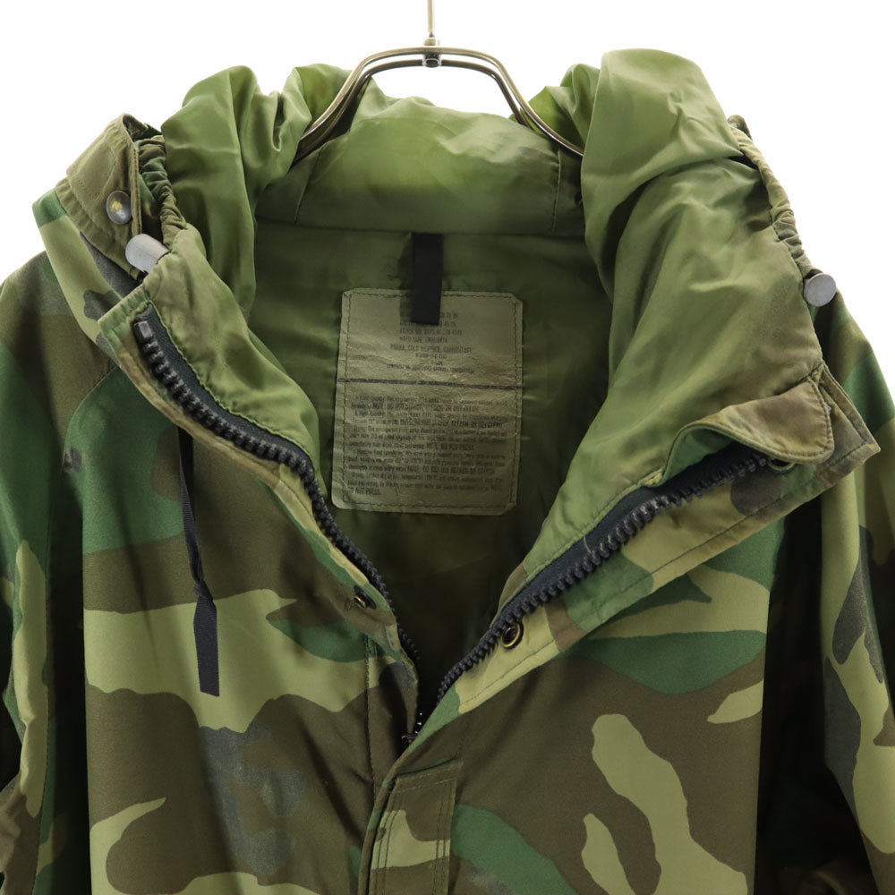 US ARMY アメリカ軍 90s ゴアテックス ECWCS イクワックス ウッドランドカモ パーカー L カーキ 迷彩 ミリタリー ジャケット メンズ
