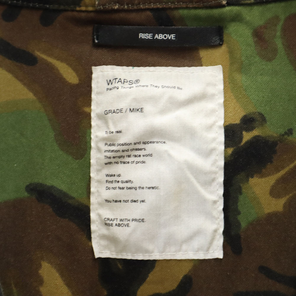 WTAPS ダブルタップス フィールドジャケット ブラック メンズ