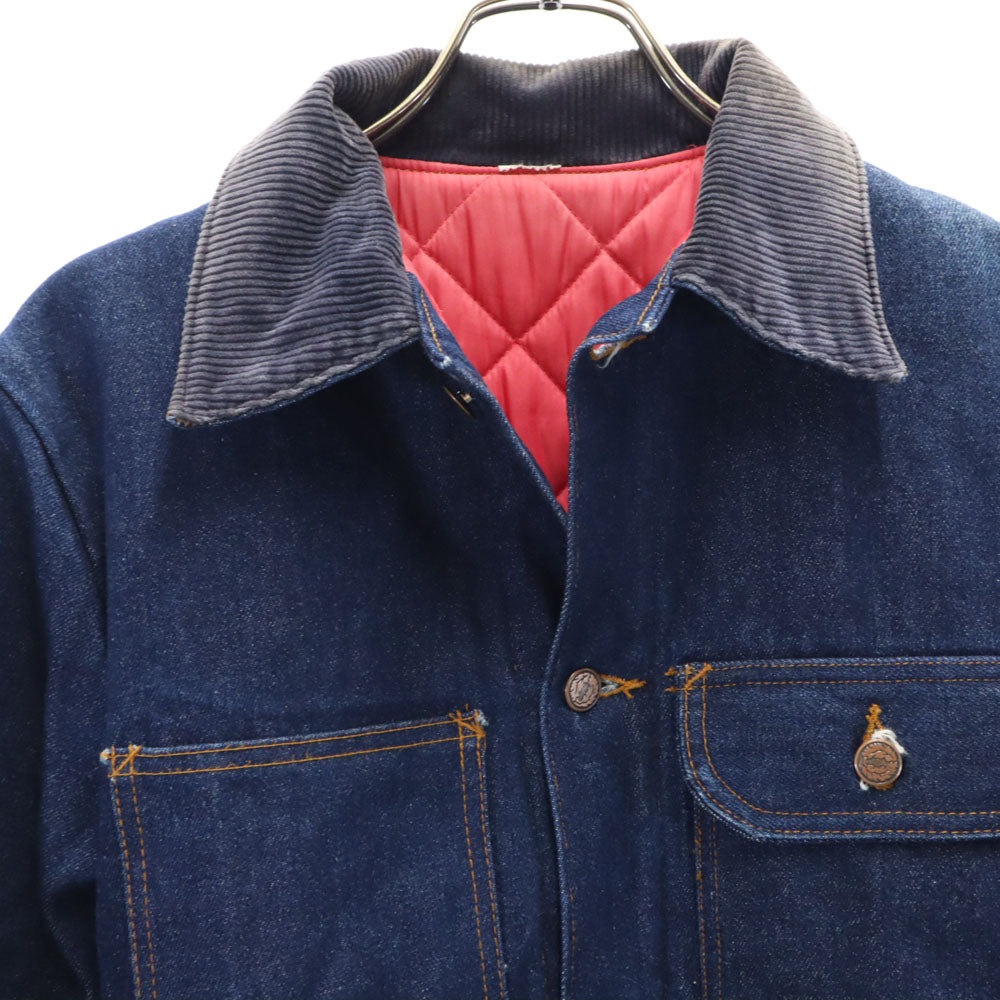 ヴィンテージ 70s ストアーズ デニム カバーオール インディゴブルー VINTAGE 裏キルティング ジャケット メンズ