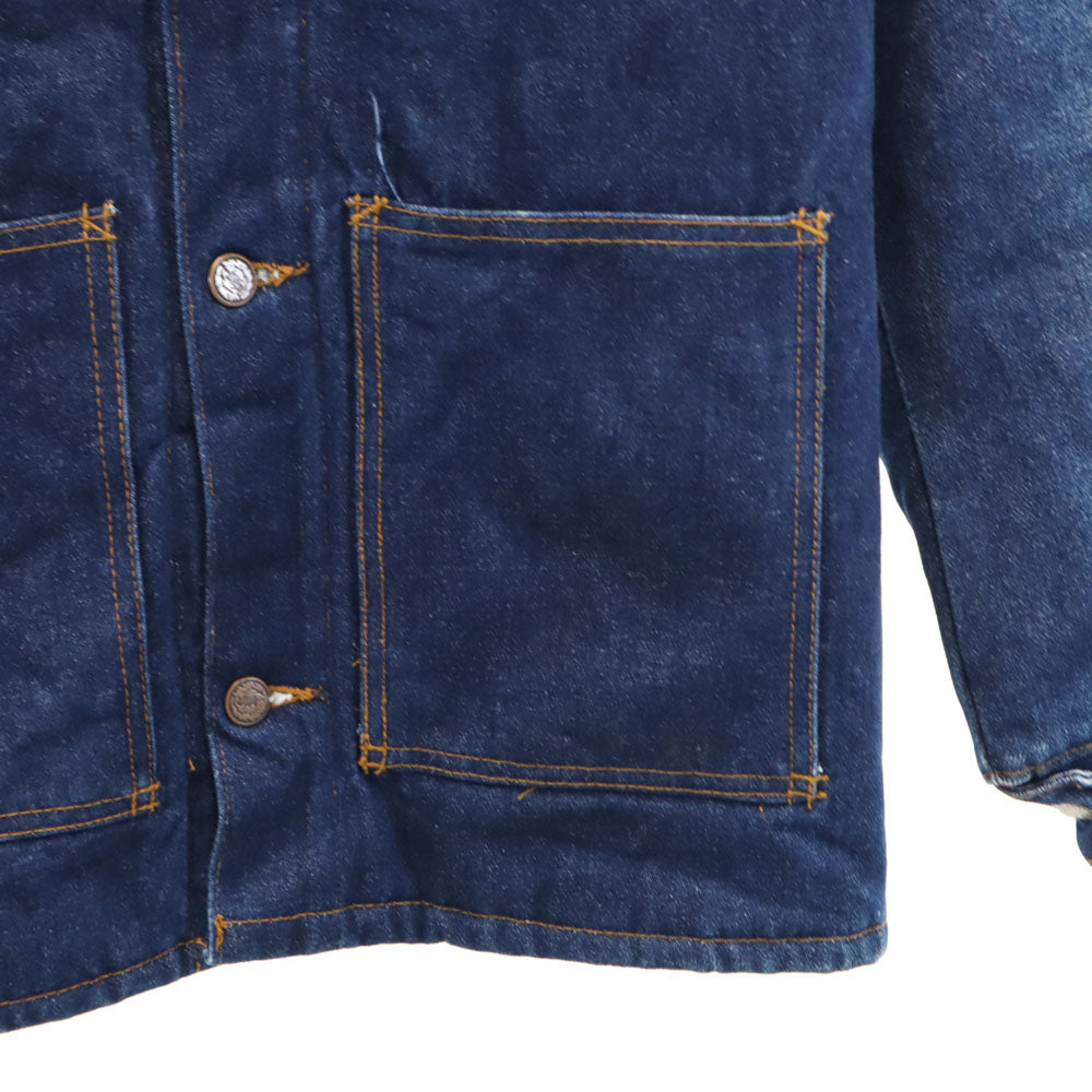 ヴィンテージ 70s ストアーズ デニム カバーオール インディゴブルー VINTAGE 裏キルティング ジャケット メンズ