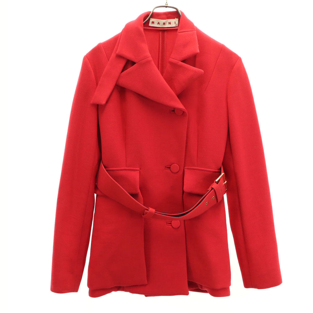 MARNI マルニ イタリア製 ジャケット 38 レッド レディース