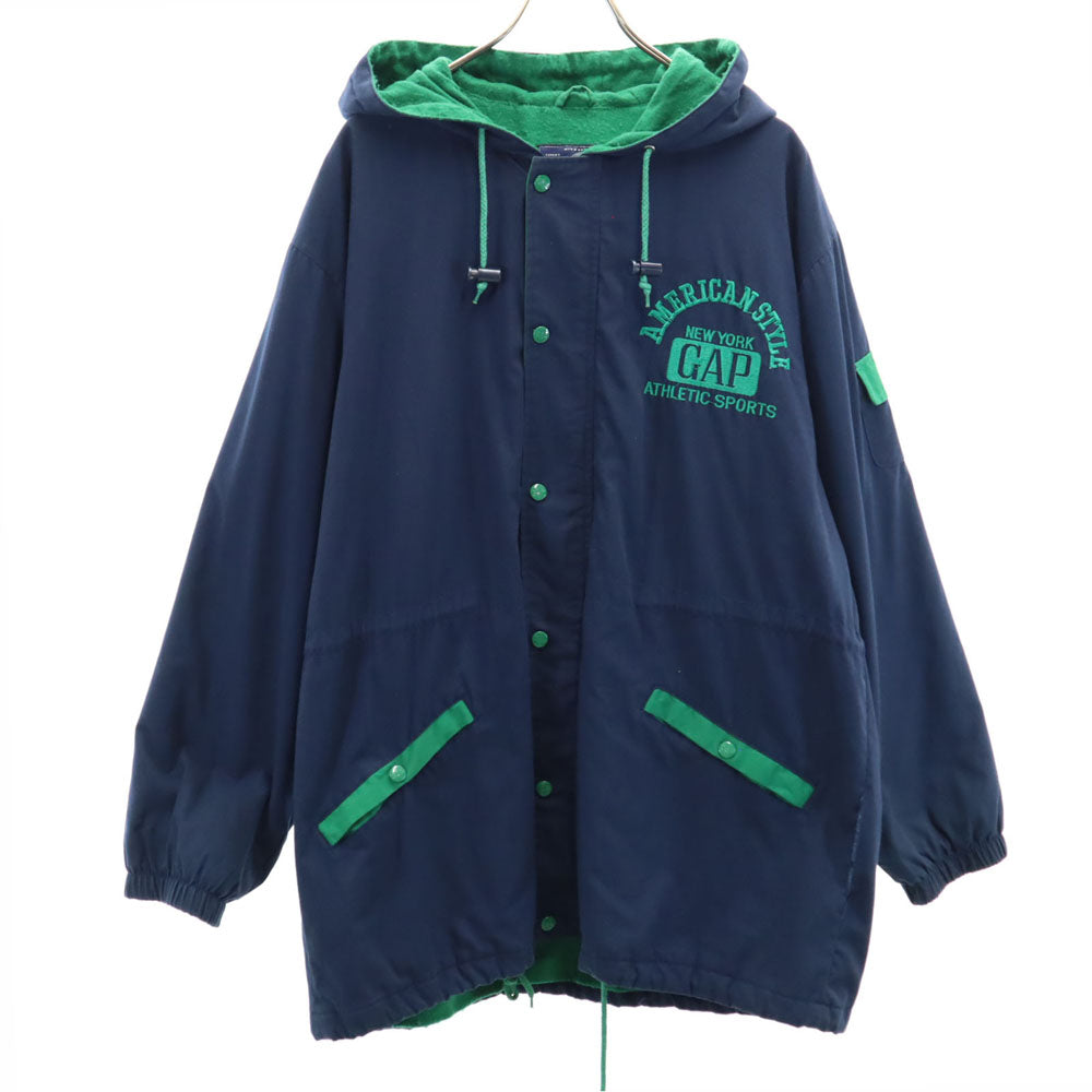 GAP ギャップ 90s 韓国製 オールド バック刺繍 マウンテンパーカー M ネイビー系 メンズ