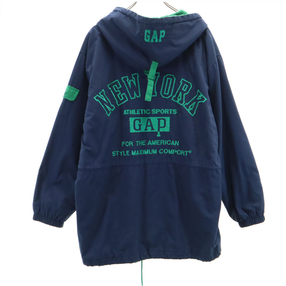 GAP ギャップ 90s 韓国製 オールド バック刺繍 マウンテンパーカー M ネイビー系 メンズ