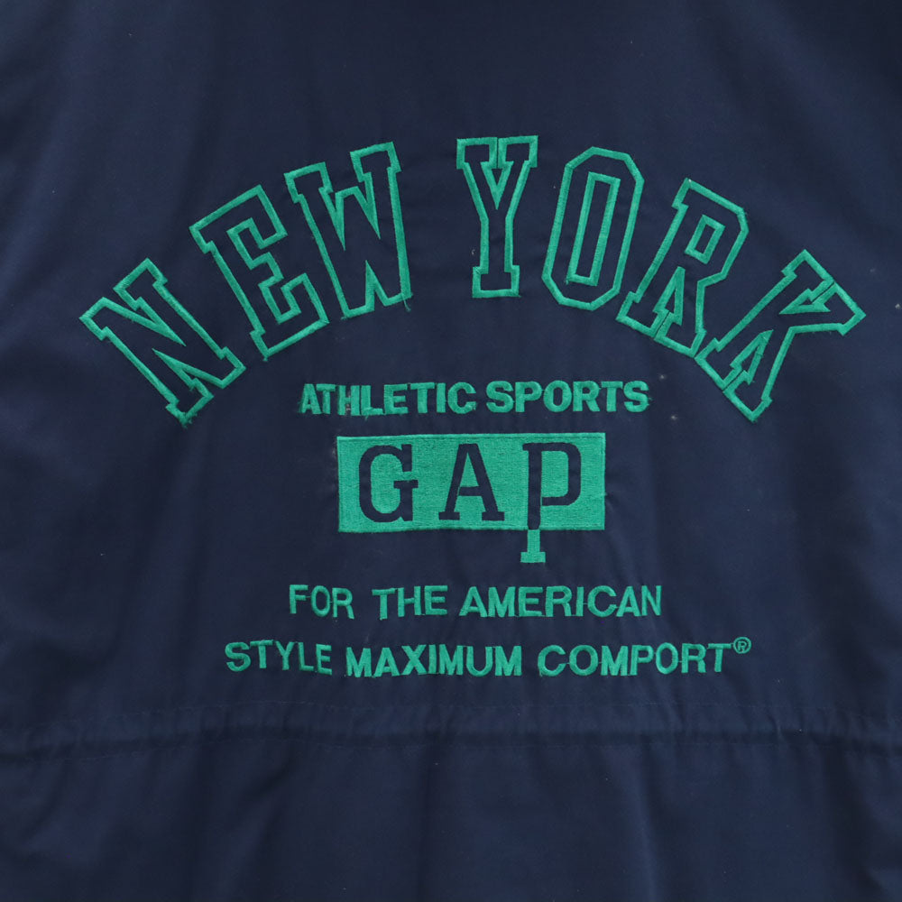 GAP ギャップ 90s 韓国製 オールド バック刺繍 マウンテンパーカー M ネイビー系 メンズ