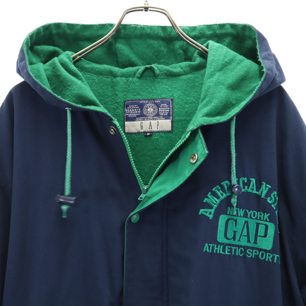 GAP ギャップ 90s 韓国製 オールド バック刺繍 マウンテンパーカー M ネイビー系 メンズ