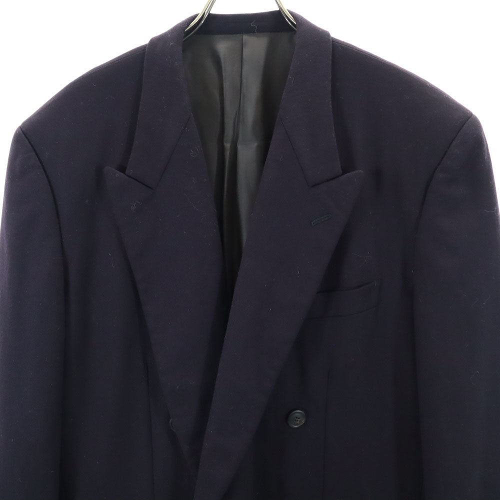 ISSEY MIYAKE イッセイミヤケ 90s ウール オールド 長袖 テーラードジャケット M ネイビー系 メンズ