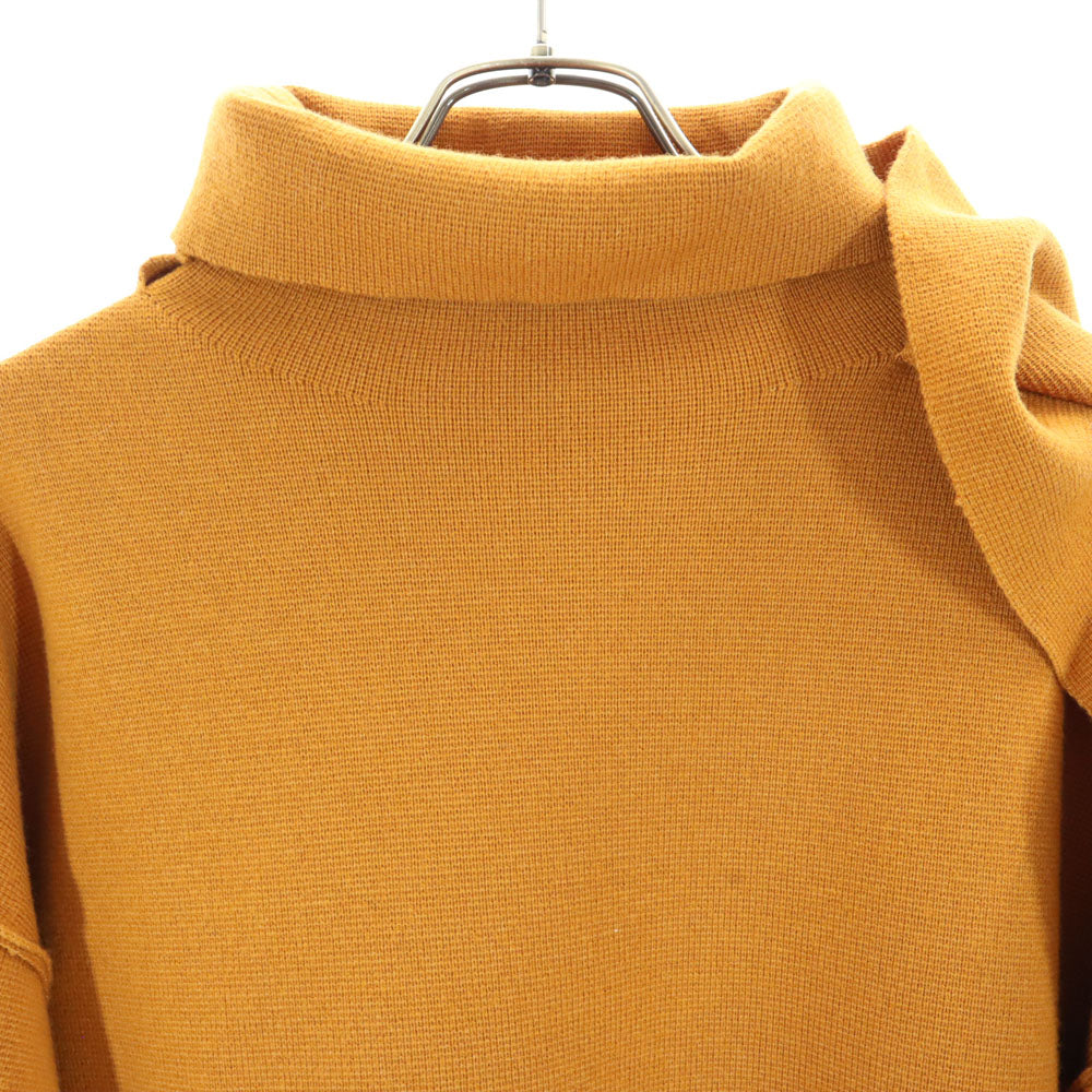 IRENE アイレネ ウールブレンド 長袖 ニット 36 オレンジ系 カットソー レディース