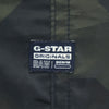 ジースターロゥ 幾何学柄 オーバー シャツジャケット M カーキ 他 G-STAR RAW 裏メッシュ ブルゾン Powel-R Overshirt メンズ