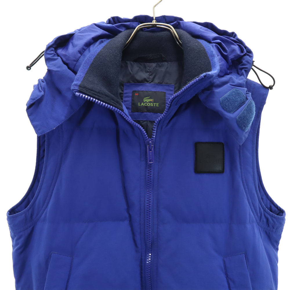 LACOSTE ラコステ ダウンベスト 50 青紫 メンズ