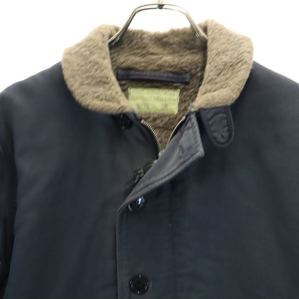 Buzz Rickson's バズリクソンズ 東洋エンタープライズ BR12030 ネイビーデパートメント実名復刻 N-1 デッキ ジャケット 36 チャコールグレー ジャングルクロス メンズ