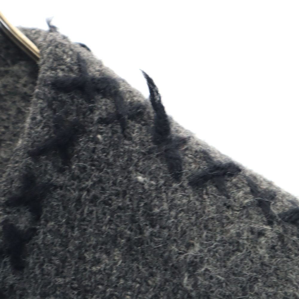 アイエス イッセイミヤケ 80s 90s オールド ウールジャケット 9 グレー コンチョボタン レディース