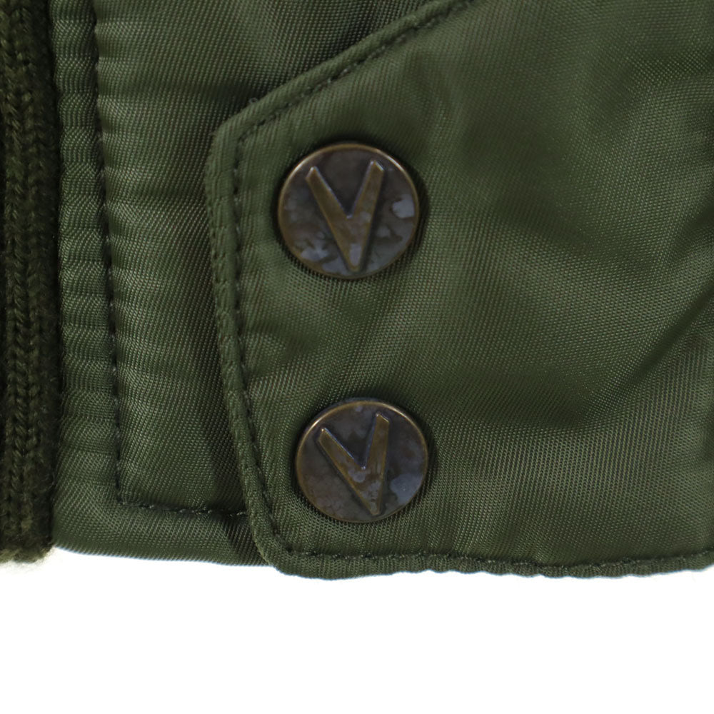 VANSON バンソン フライトジャケット L カーキ ブルゾン メンズ