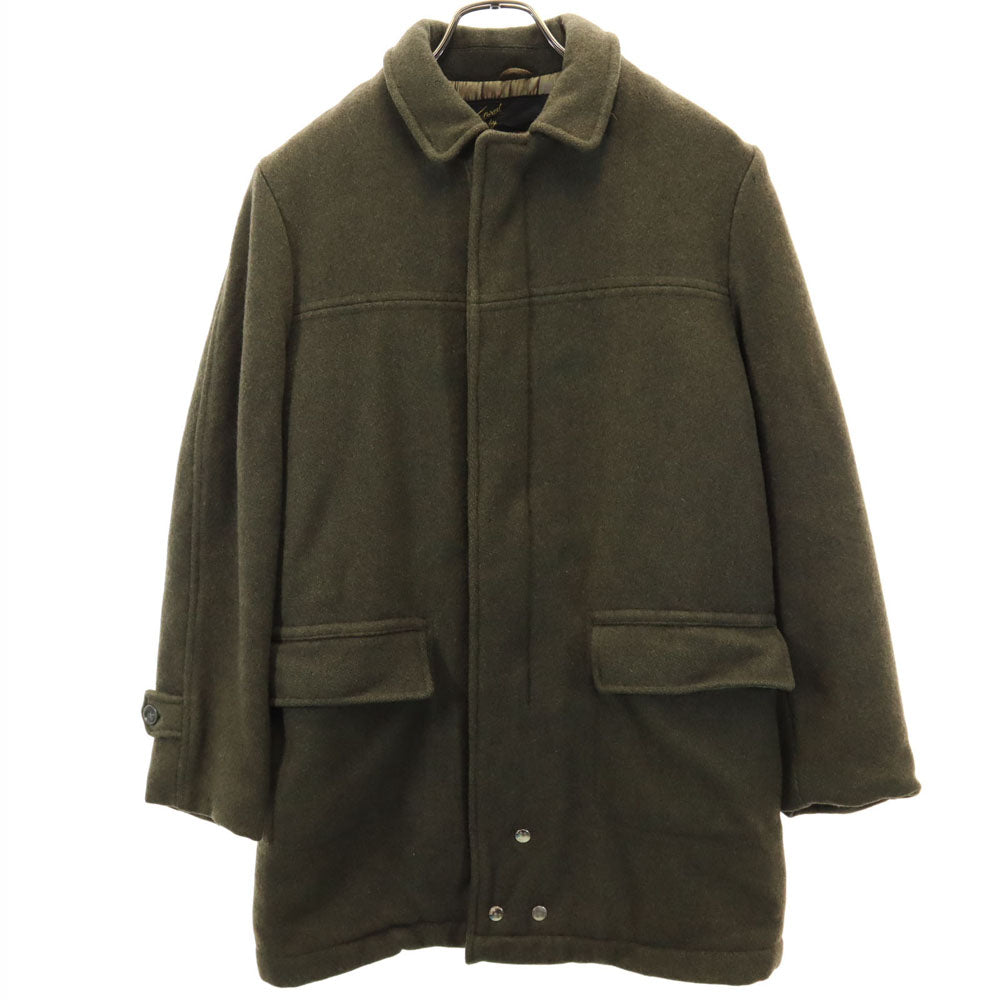 McGregor マクレガー 70s ヴィンテージ メルトン ステンカラーコート 16 カーキ TALONジップ レディース