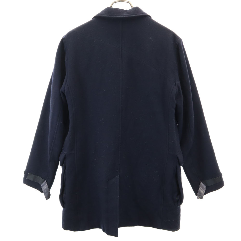 UNDERCOVER アンダーカバー 日本製 ウールブレンド ピーコート 2 ネイビー メンズ