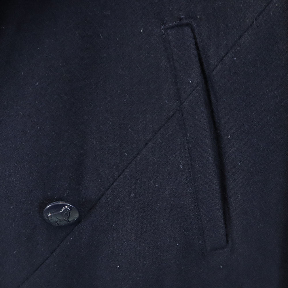 UNDERCOVER アンダーカバー 日本製 ウールブレンド ピーコート 2 ネイビー メンズ