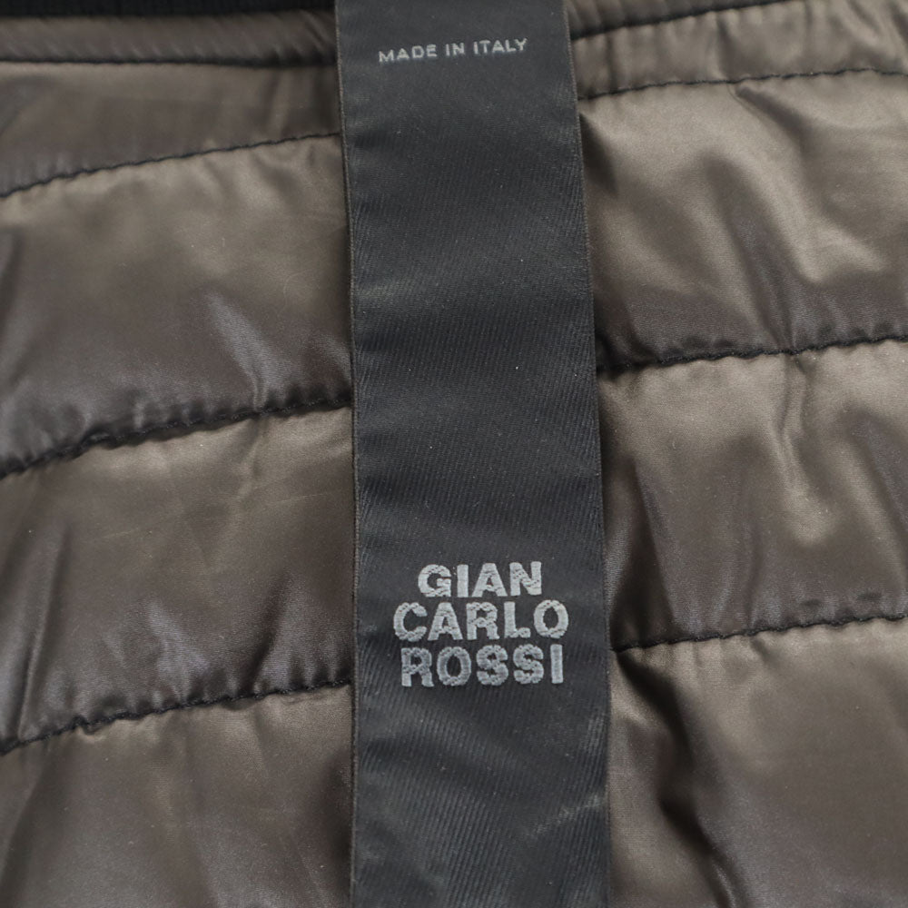ジャン カルロ ロッシ イタリア製 中綿 スタジャン 50 ブラック系 ジャケット メンズ