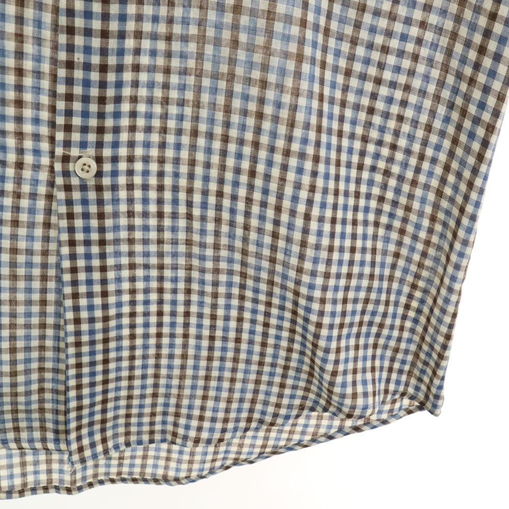 BIG MAC ビッグマック 70s チェック柄 長袖 シャツ M ホワイト 他 JC Penney オールド ヴィンテージ メンズ