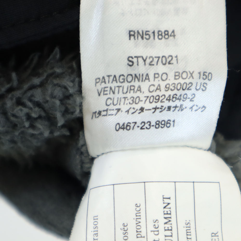 patagonia パタゴニア アウトドア 27021FA17 中綿ジャケット S ブラック 裏フリース メンズ