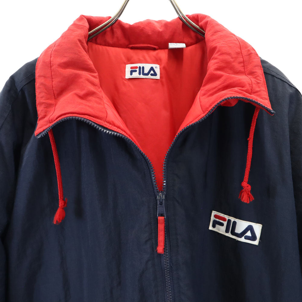 FILA フィラ 90s オールド 中綿ジャケット L ネイビー メンズ