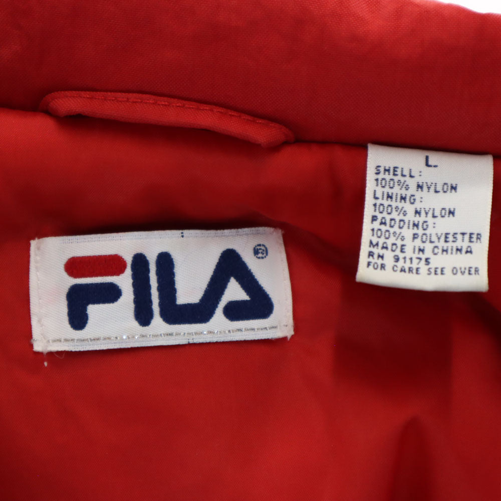 FILA フィラ 90s オールド 中綿ジャケット L ネイビー メンズ