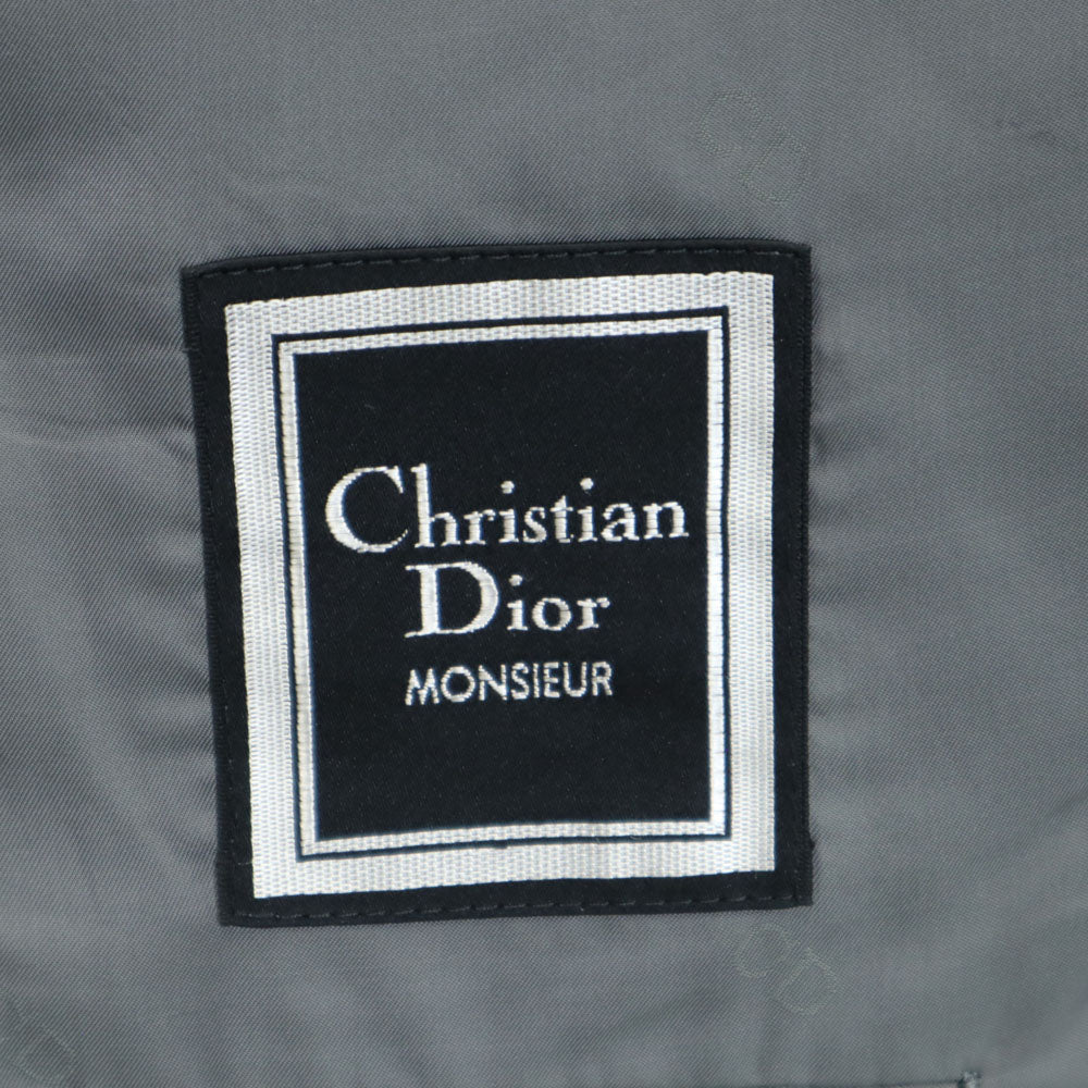 Christian Dior クリスチャンディオール 90s ウール オールド 長袖 テーラードジャケット 103-98-175 グレー系 メンズ