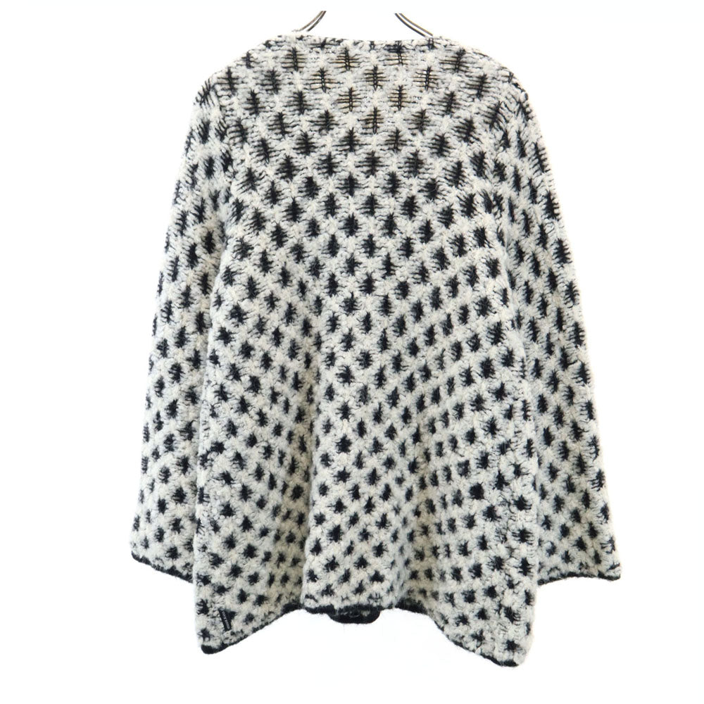 ARMANI JEANS アルマーニジーンズ ウールブレンド 長袖 ニットコート 40 ホワイト系 レディース