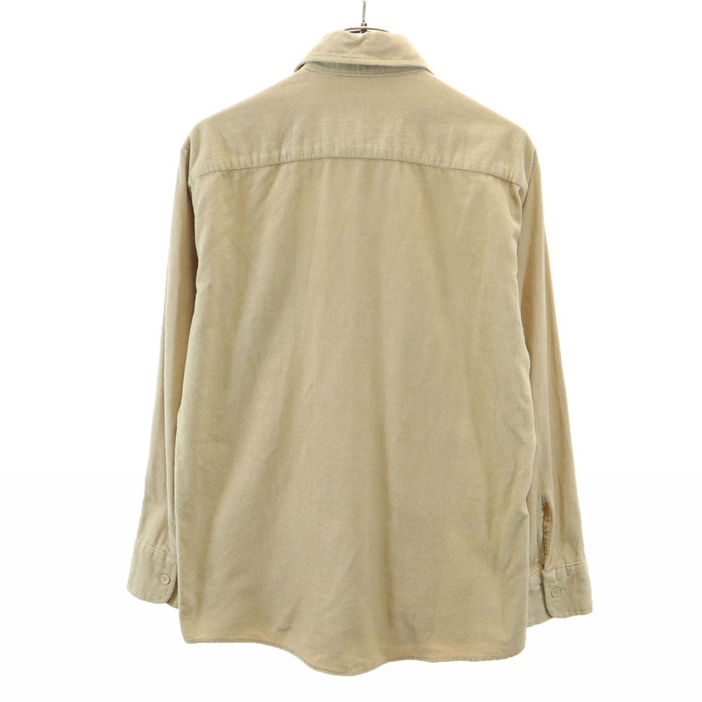 Sears シアーズ 70s ヴィンテージ 長袖 コーデュロイシャツ 15-15 1/2 ベージュ系 メンズ