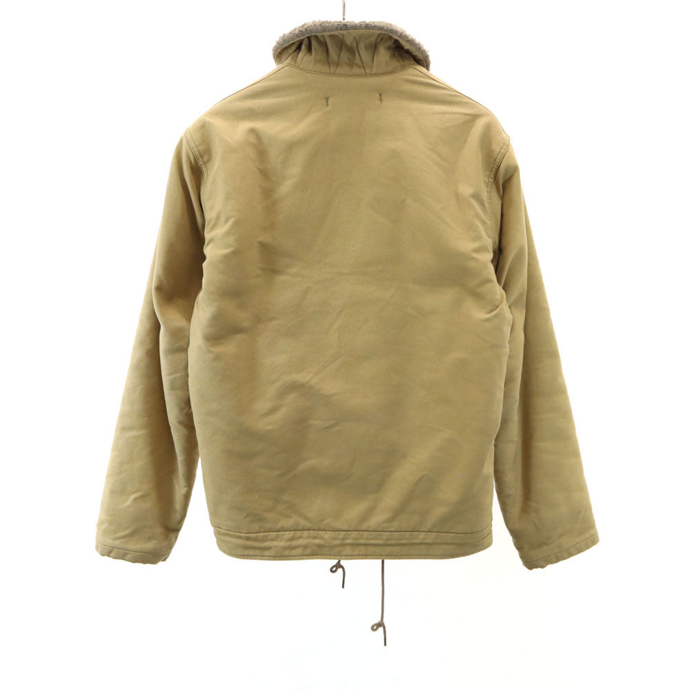 NAVY DEPARTMENT ネイビーデパートメント 東洋エンタープライズ N-1 デッキ ジャケット S イエローベージュ メンズ