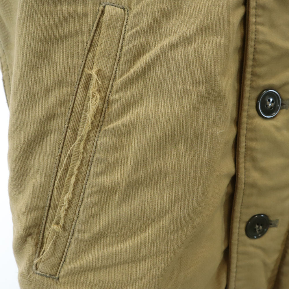 NAVY DEPARTMENT ネイビーデパートメント 東洋エンタープライズ N-1 デッキ ジャケット S イエローベージュ メンズ