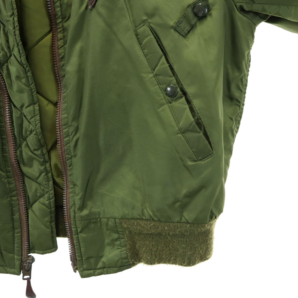 USA製★ スピワック B-15F フライトジャケット カーキ M　D819 SPIEWAK スピワック 90s USA製 オールド フライトジャケット M カーキ
