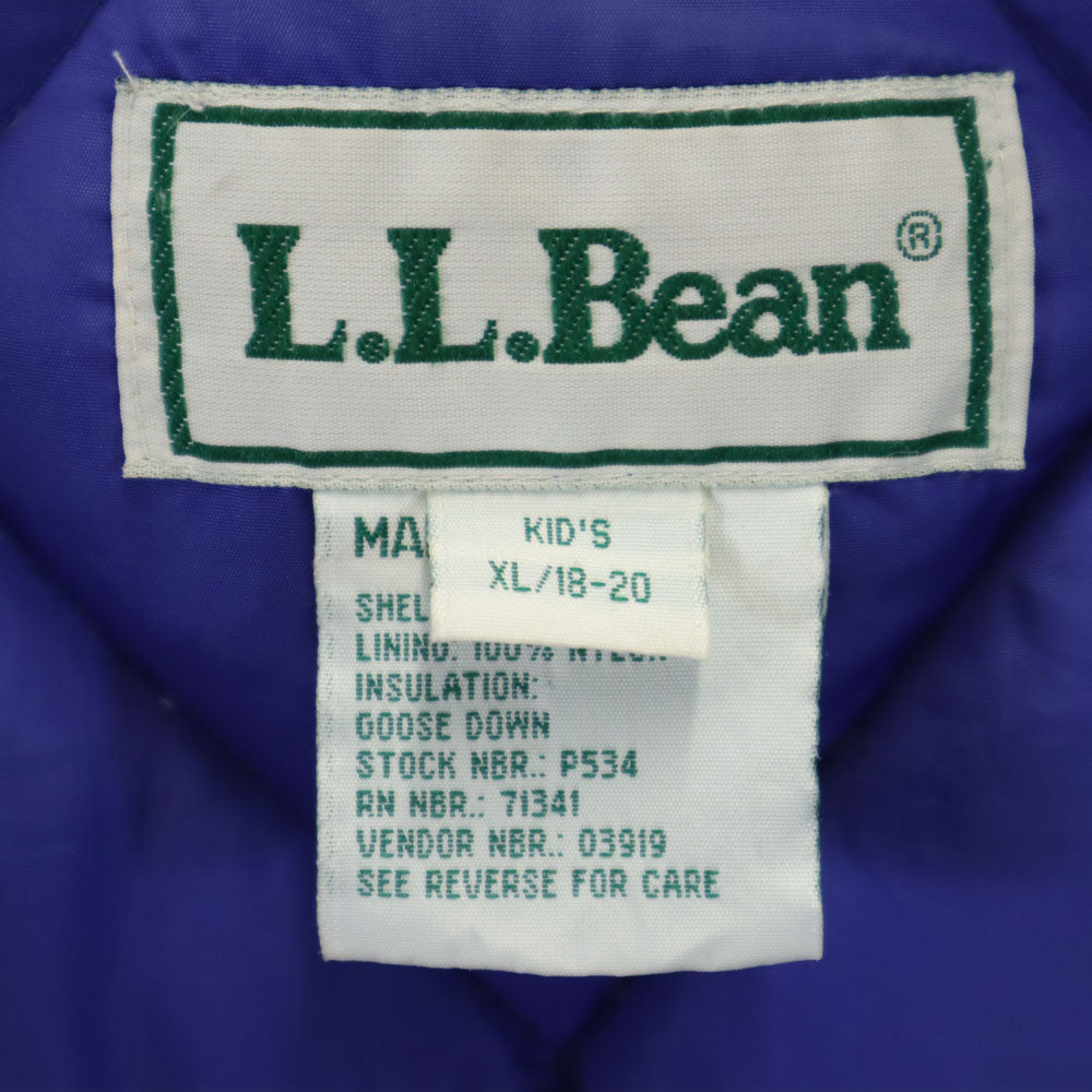 L.L.Bean エルエルビーン 80s アウトドア ヴィンテージ ナイロンジャケット XL グリーン ポケッタブル キッズ