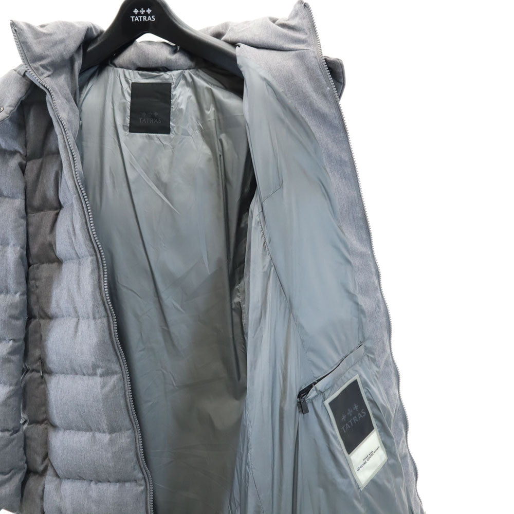 TATRAS タトラス ダウンジャケット 2 グレー 収納袋付き レディース
