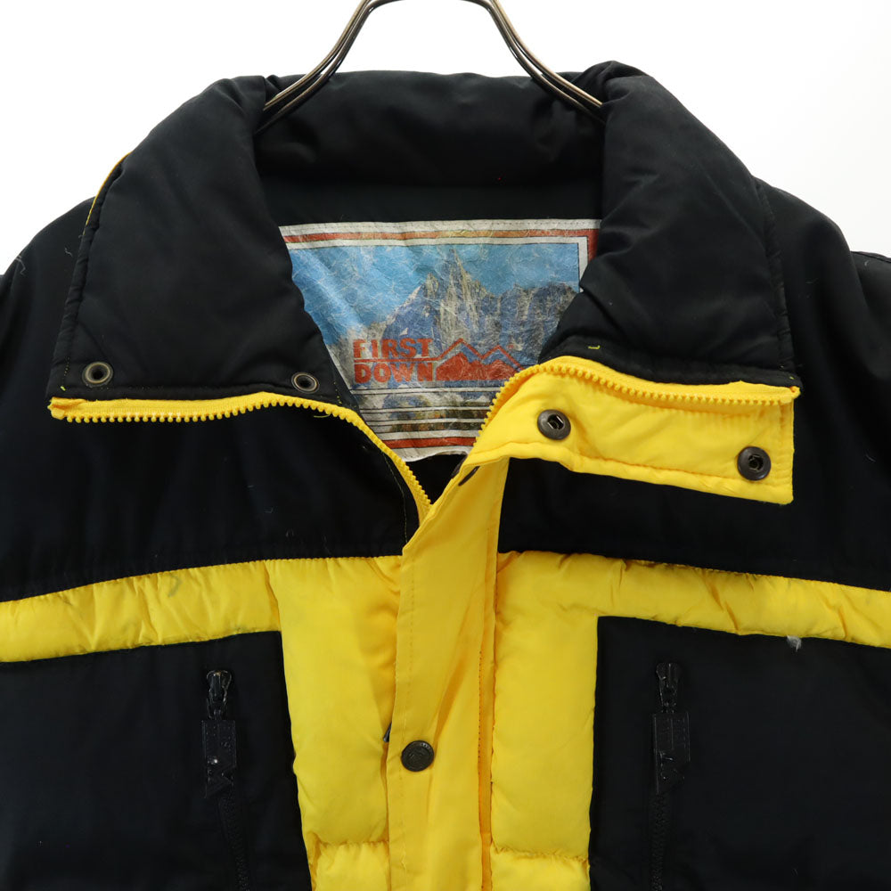 FIRSTDOWN ファーストダウン オールド ダウンジャケット イエロー メンズ